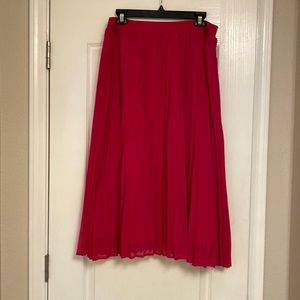GUC A New Day (target) pleated hot pink skirt size XL